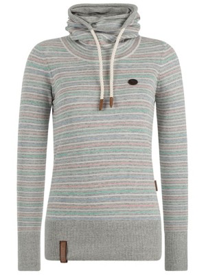 NAKETANO Gudra Cuva Banka Knitted Pullover for Women Beige NAKETANO Gudra Cuva Banka Knitted Pullover for Women Beige